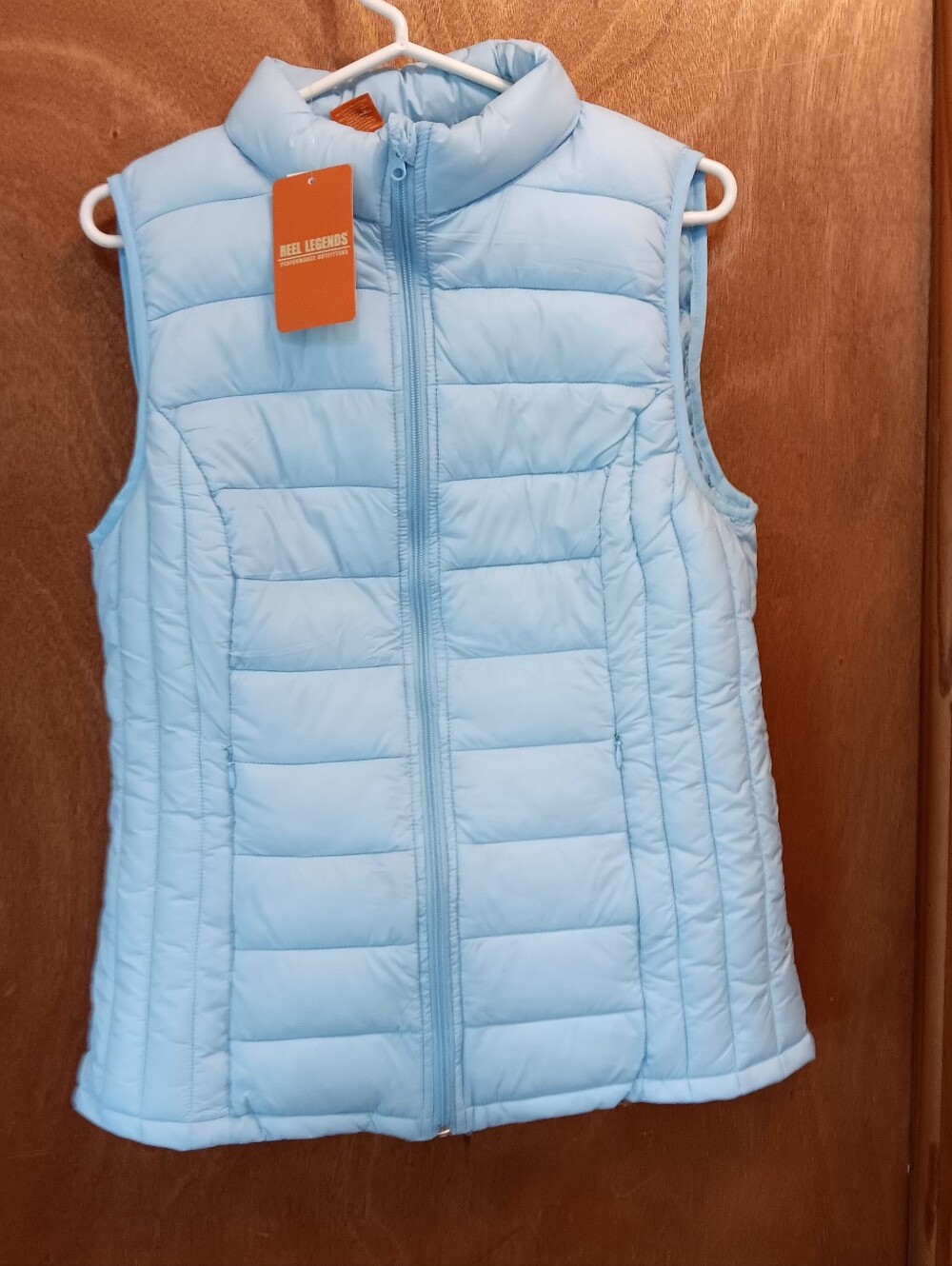Reel Legends Light Blue Insulated Quilted Vest